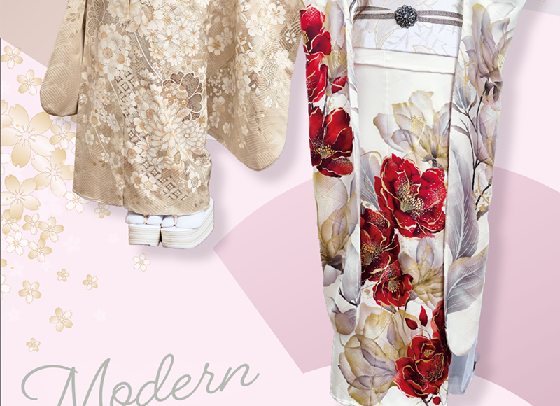 ガーリーに進化した今時振袖